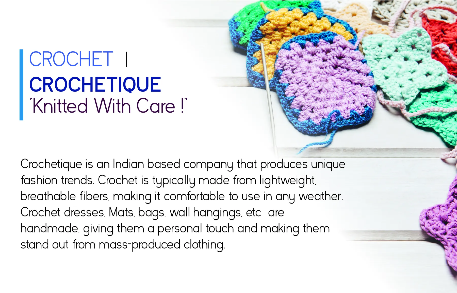 Crochetique: crafted into a complete identity. — project view 3 of 19