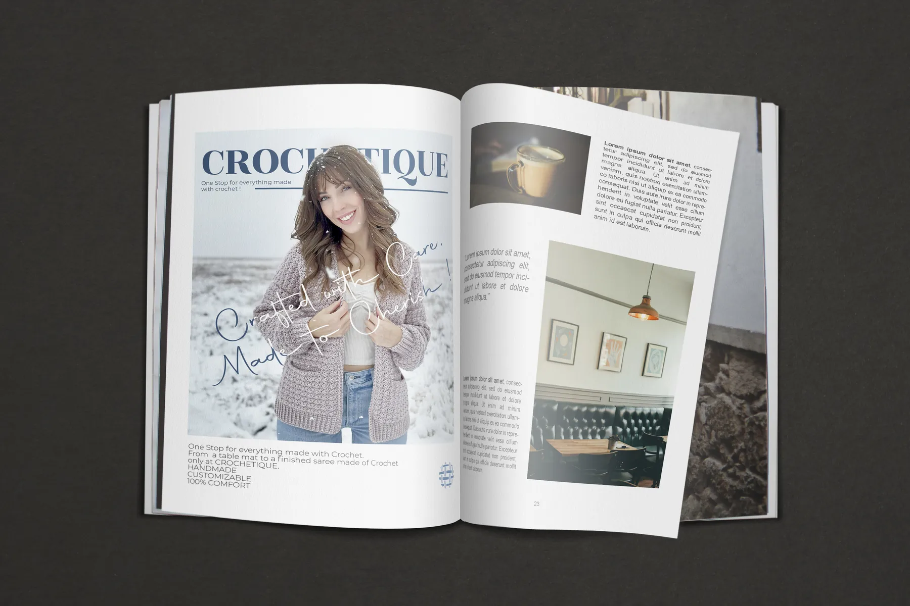 Crochetique: crafted into a complete identity. — project view 10 of 19