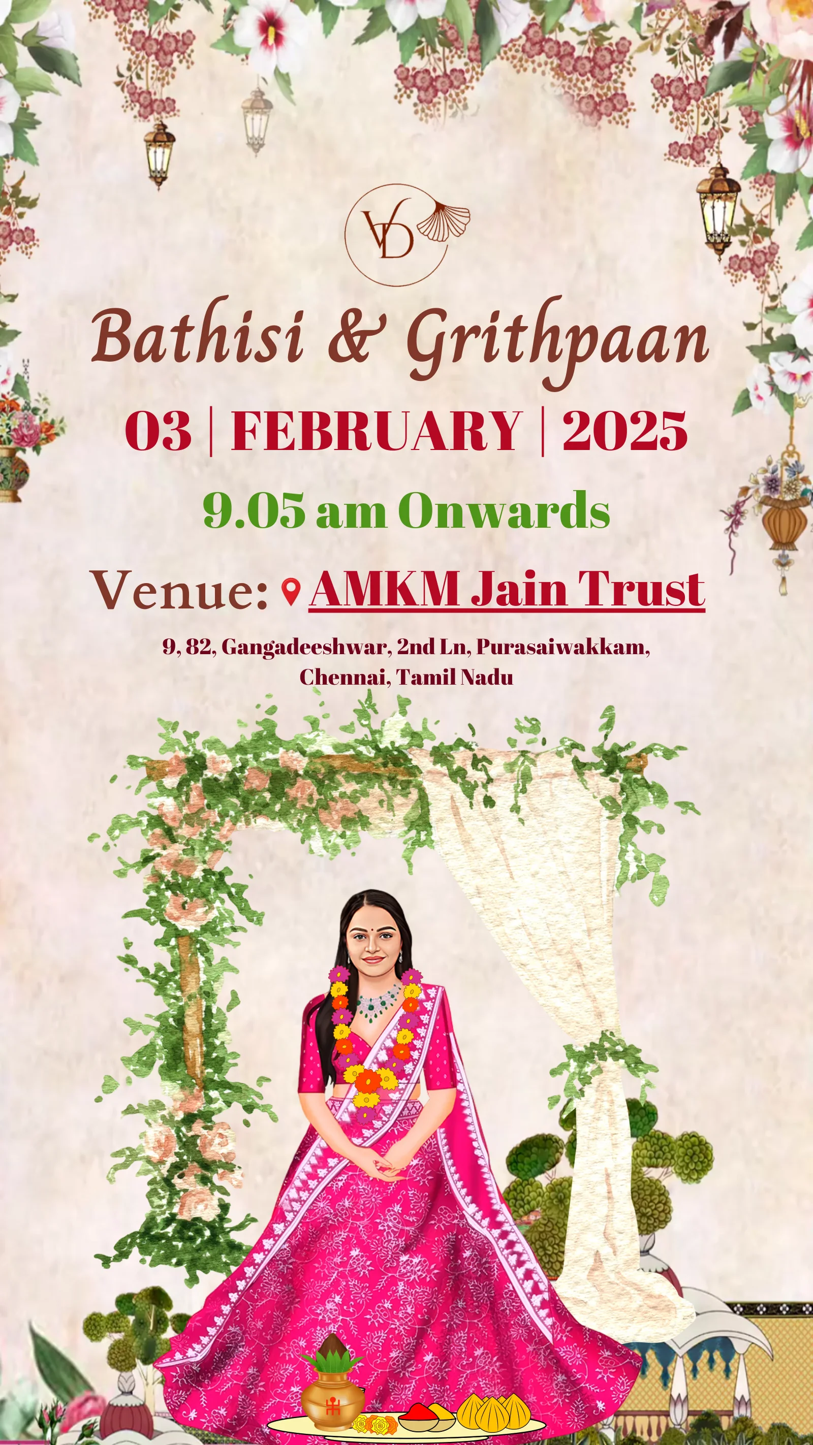 Batishi & Grithpaan from Dikshitha & Varun: colour in every chapter.
