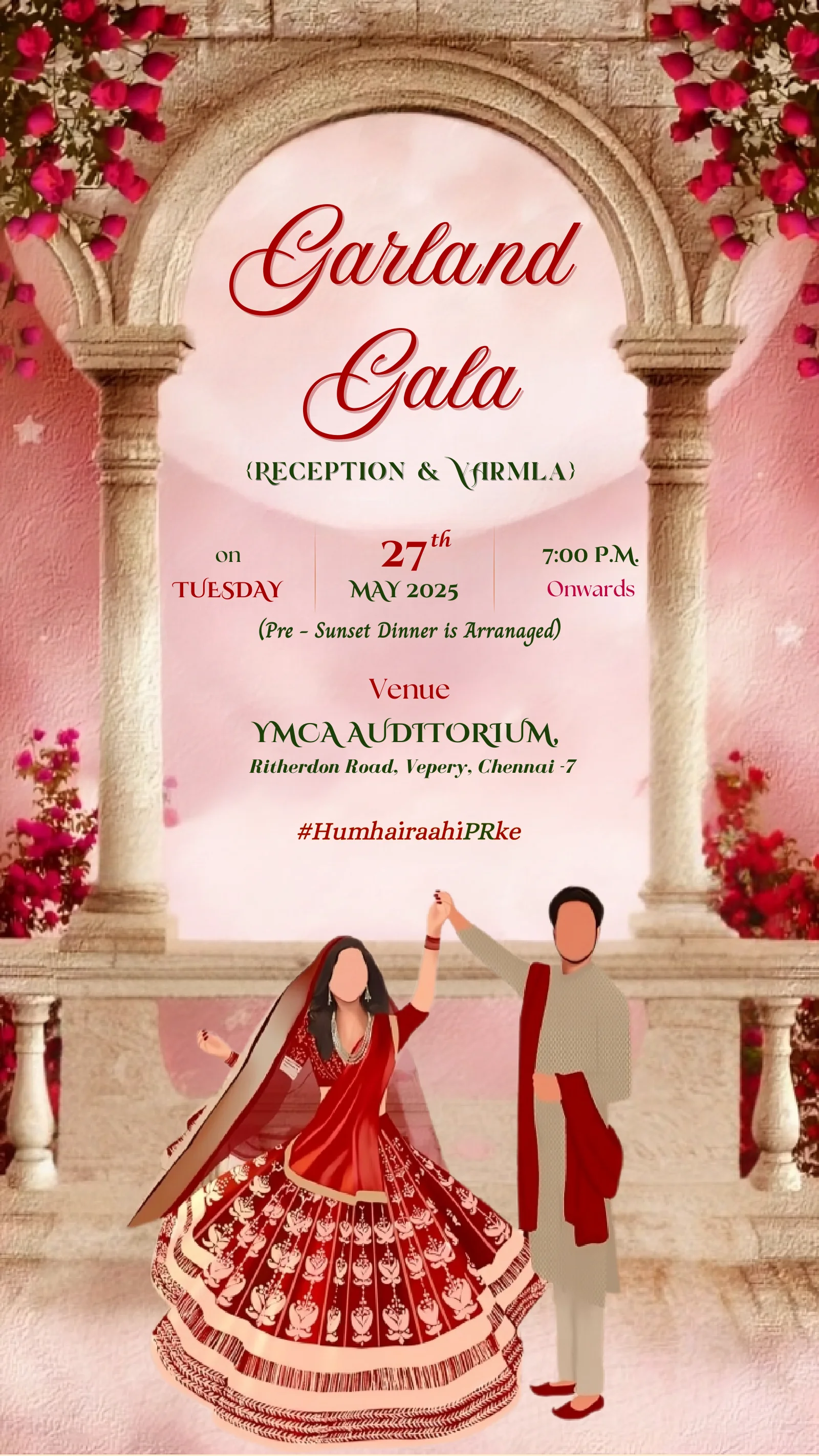 Garland Gala from Prerna & Rishabh: a celebration illustrated.