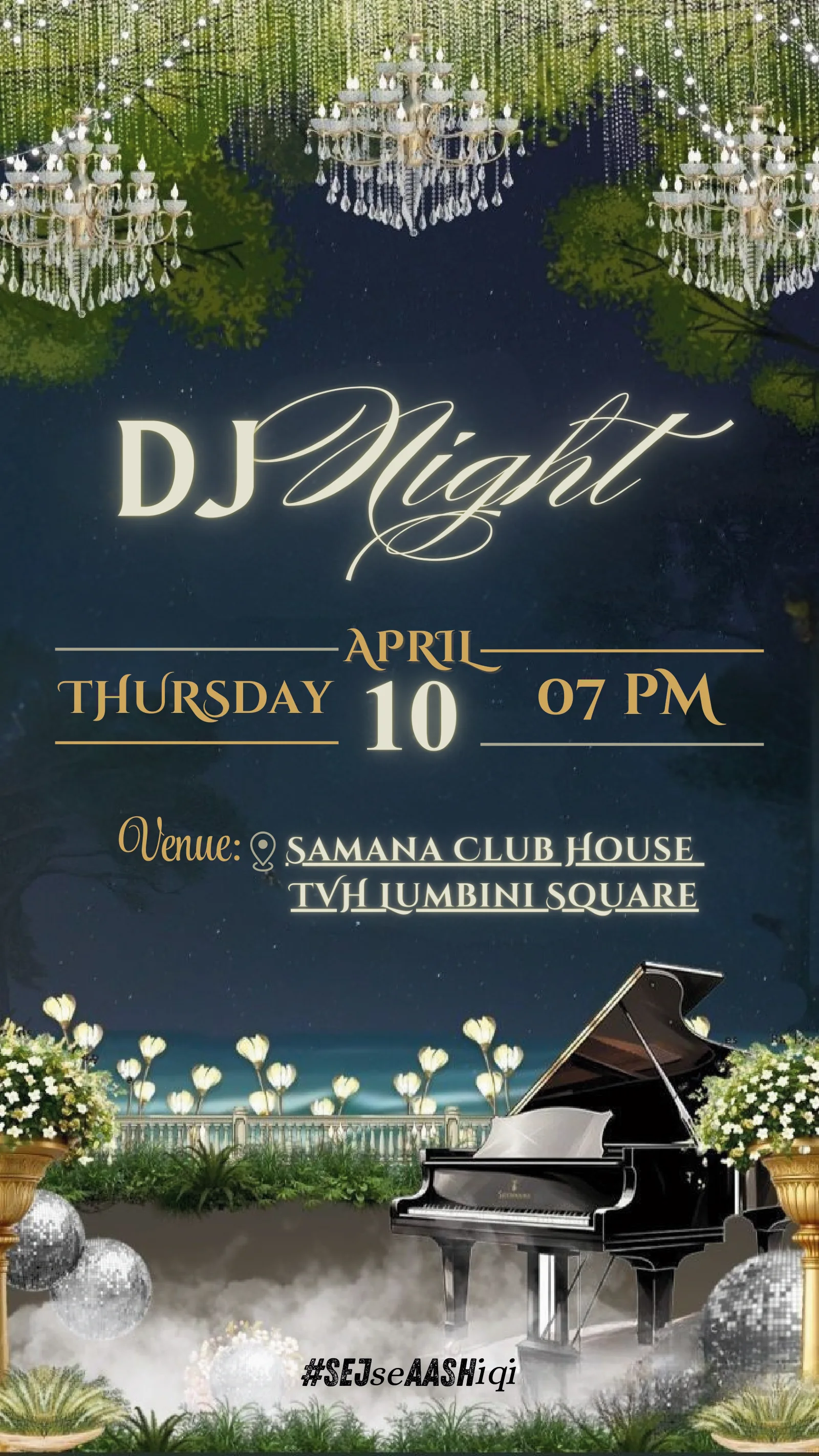 DJ night from Sejal & Aashish: one celebration, many moods.