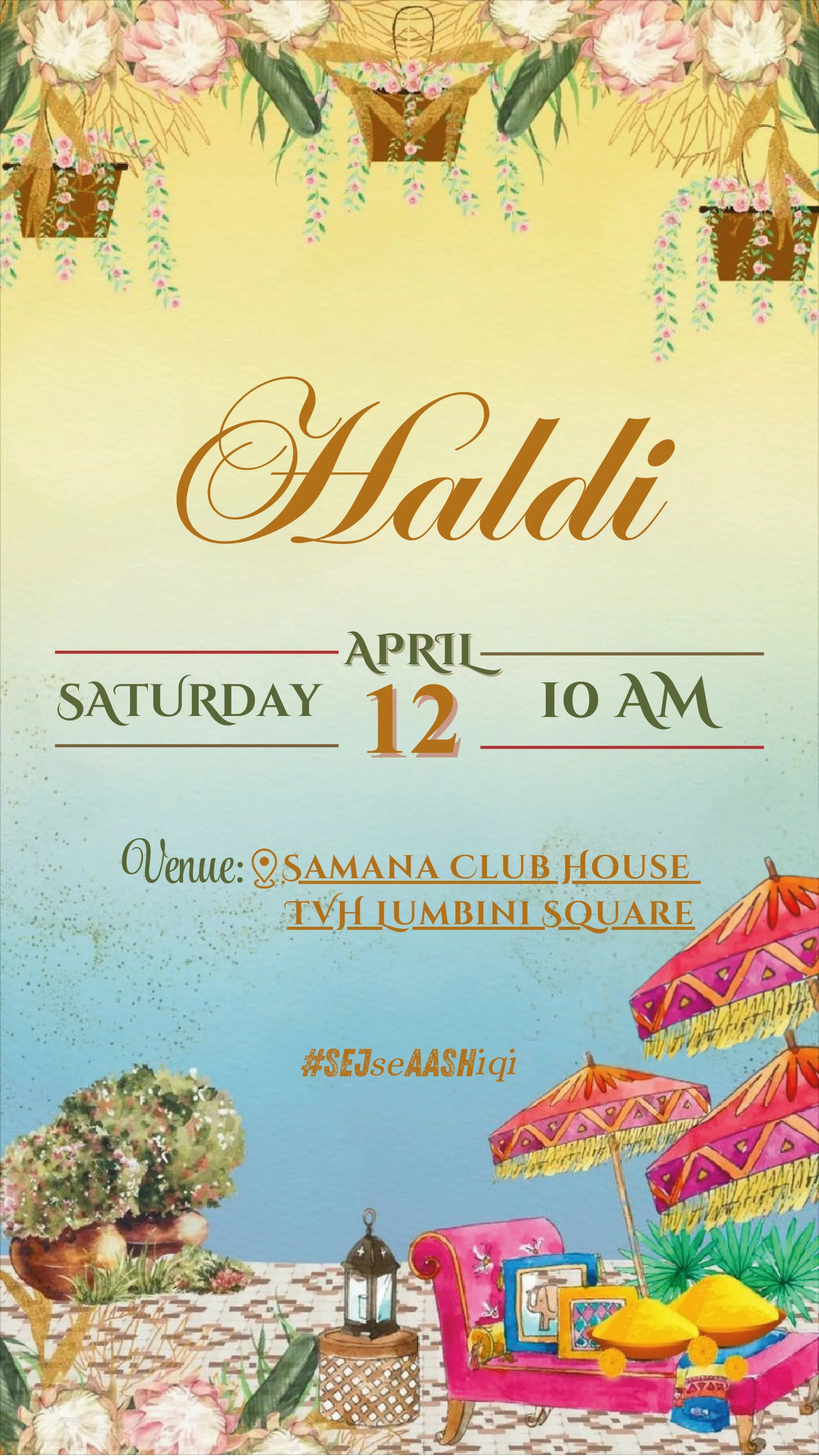 Haldi from Sejal & Aashish: one celebration, many moods.