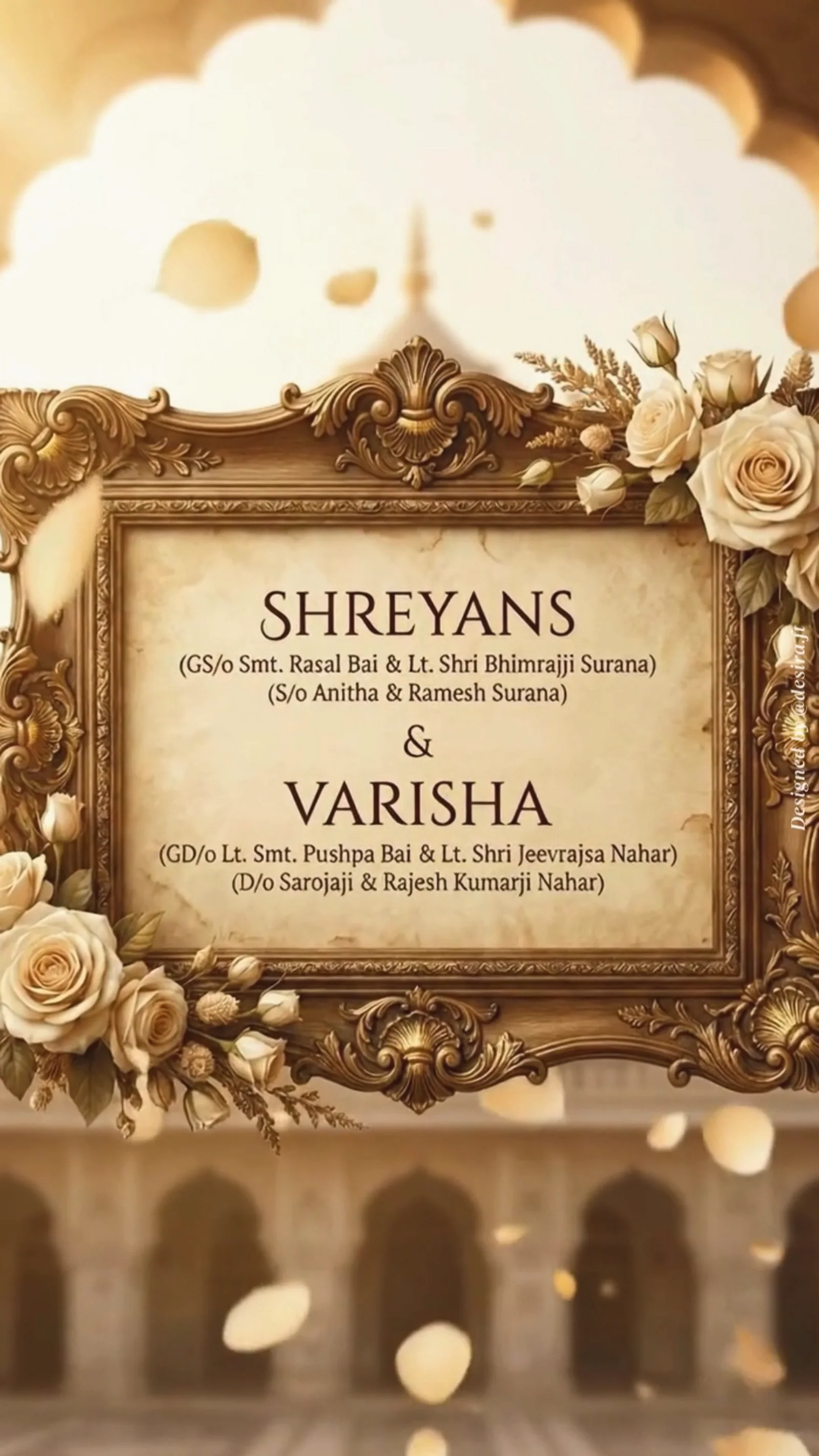 Shreyans & Varisha from Shreyans & Varisha: tradition, framed cinematically.
